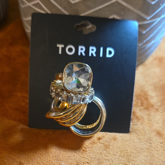 torrid Jewelry - Torrid Gold and Silver Crystal Ring Set